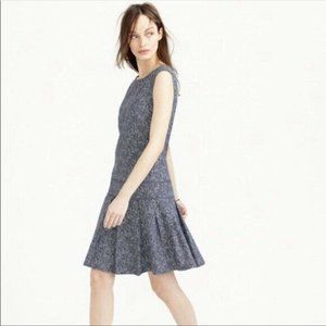 J. Crew Palm tree drop waist dress